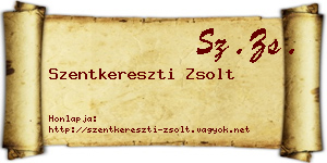 Szentkereszti Zsolt névjegykártya